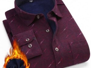 new style hot selling casual printed shirt for man warm spandex shirt men  plus cashmere men's sweater shirt